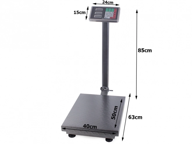 Elektronická prodejní váha 300kg lcd