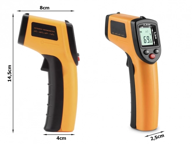 Bezkontaktní laserový teploměr -50 +380°c