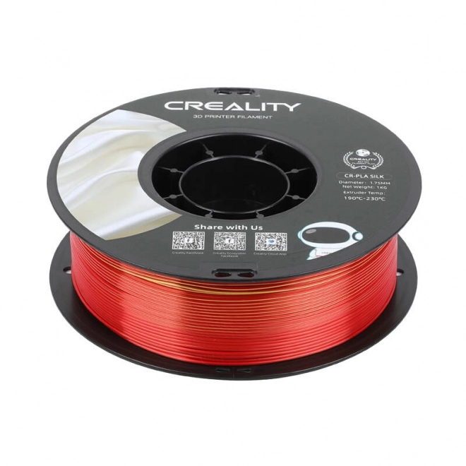 CR-Silk PLA filament Creality (zlatočervený)