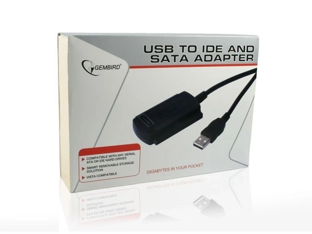 Adaptér USB2.0 na IDE/SATA/2,5'/3,5's napájením