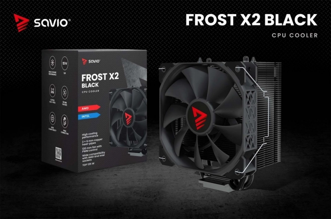 Chladič CPU Frost Black X2