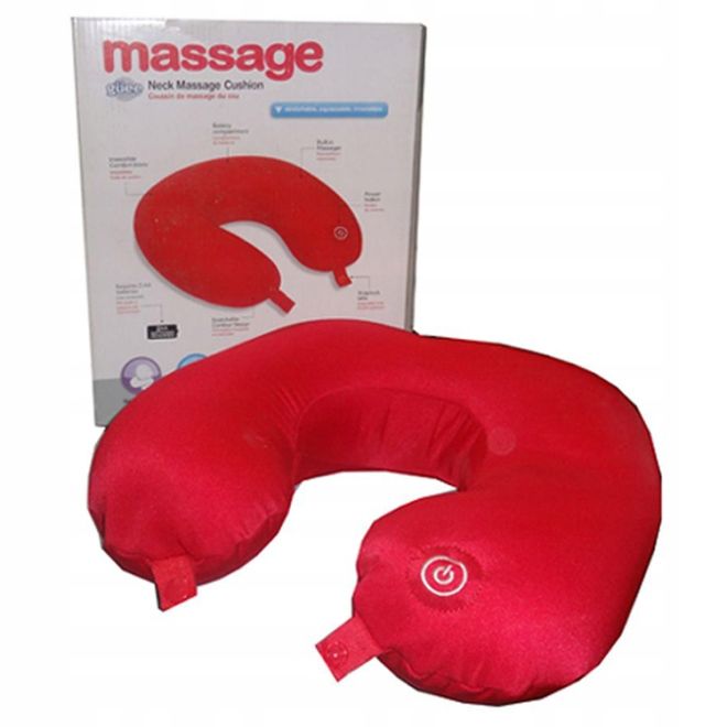 Cestovní polštář na krk croissant massager soft