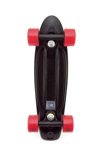 Skateboard - pennyboard 43cm, nosnost 60kg plastové osy – Zelený, žlutá kola