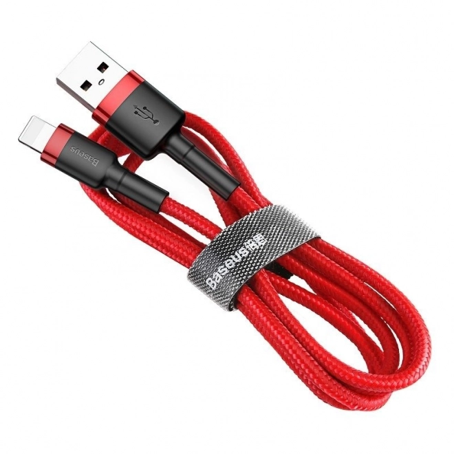 Baseus Cafule USB Lightning kabel 2,4 A 1 m (černo-červený)