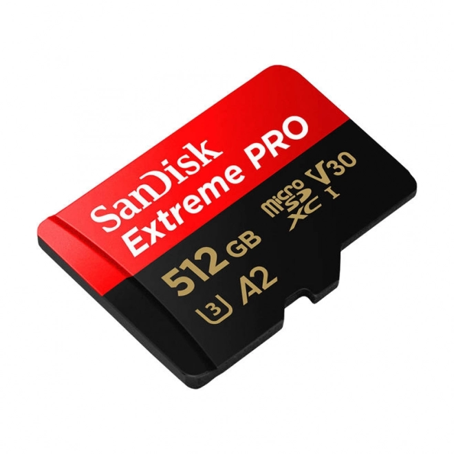 Paměťová karta SANDISK EXTREME PRO microSDXC 512GB 200/140 MB/s UHS-I U3 (SDSQXCD-512G-GN6MA)