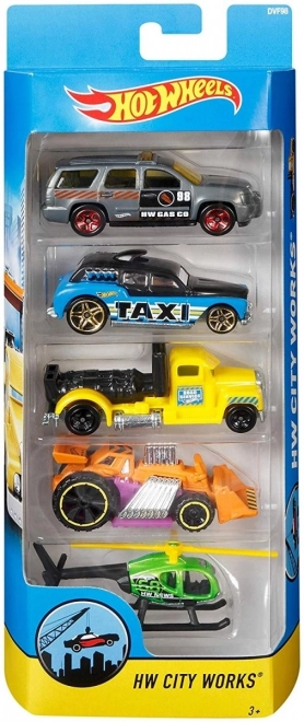 Hot Wheels angličák 5ks - různé druhy