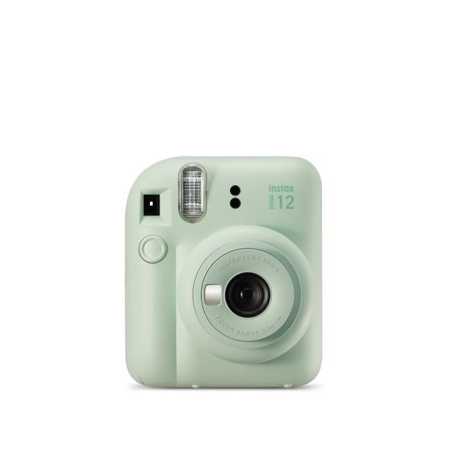 Instax mini 12 BIG BUNDLE (fotoaparát + pouzdro + album) zelený