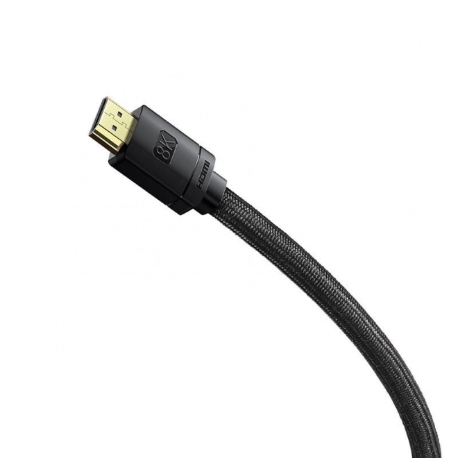 Kabel HDMI 2.1 řady High Definition, 8K 60Hz, 3D, HDR, 48Gbps, 1m (černý)