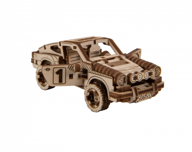 Wooden City 3D puzzle Superfast Rally Car č.4