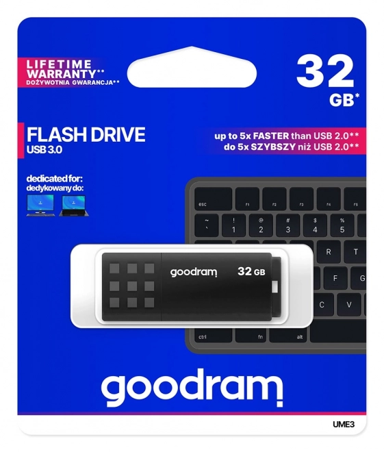 UME3 32GB USB 3.0 Flash disk černý