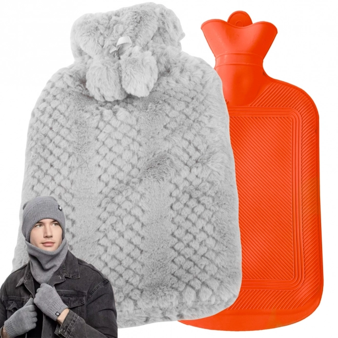 Thermofor gumový svetr velký 2l pro vodní kryt svetr teplejší vzor