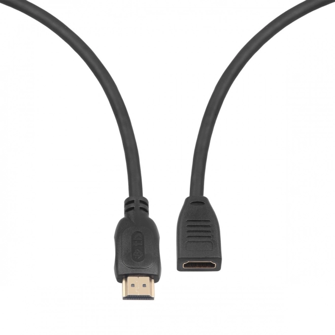 Pozlacený kabel HDMI v2.0 F-M 3m prodlužovací kabel