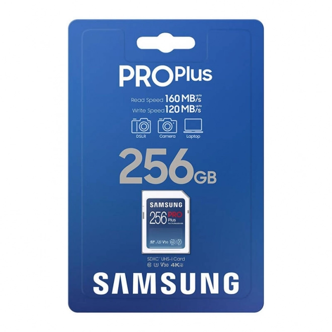 Paměťová karta Samsung SD PRO Plus MB-SD256SB/WW 256GB + čtečka