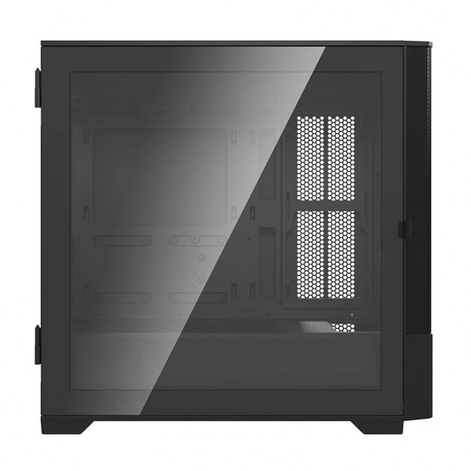 Počítačová skříň Darkflash DK415 + 2 ventilátory (černá)