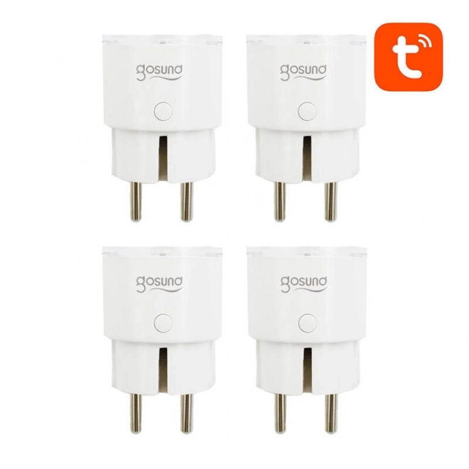 Chytrá zásuvka WiFi Gosund SP111 3680W 16A, Tuya 4-pack