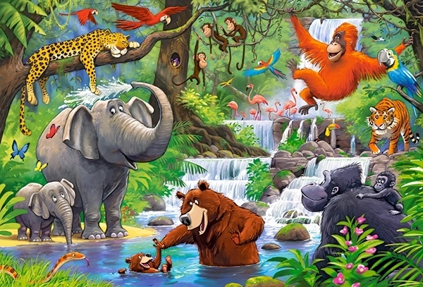 Puzzle Jungle Animals Maxi