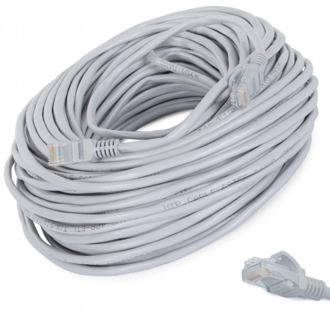 Síťový kabel lan cat5e rj45 kroucený pár ethernet 30m