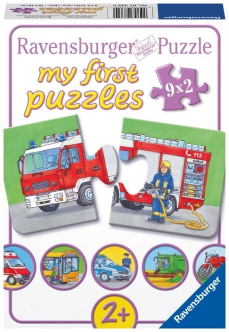 Moje první puzzle Vozidla a stroje