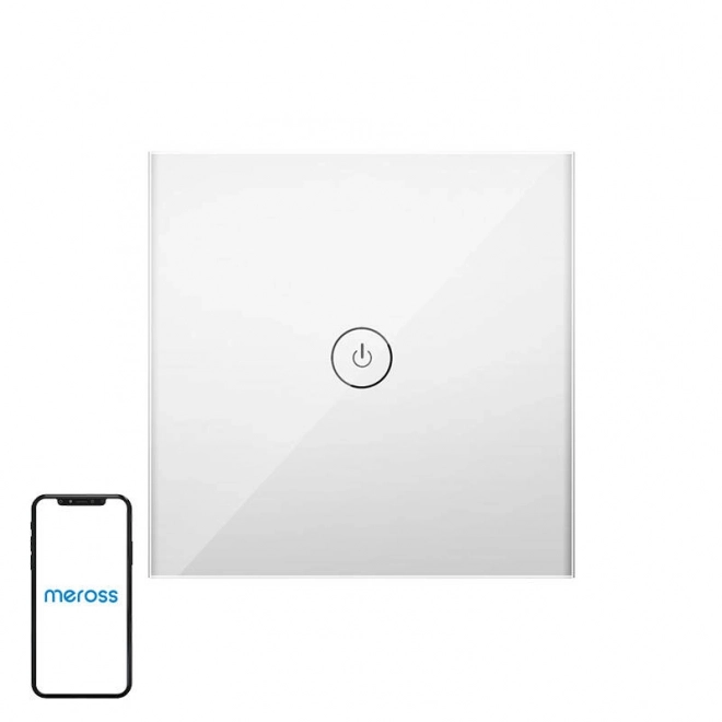 Chytrý dvoukanálový nástěnný vypínač Wi-Fi Meross MSS550 EU (HomeKit)