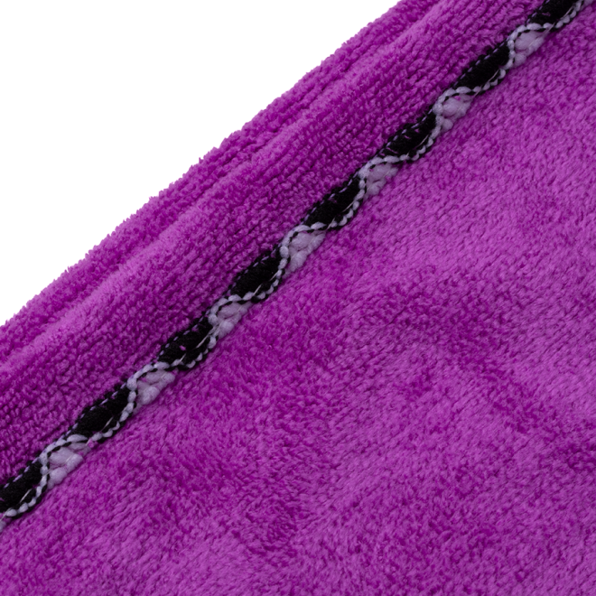 Superabsorpční ručník na vlasy z mikrovlákna fialový