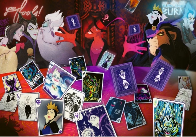 Puzzle 1000 prvků Disney Villains Hodně štěstí