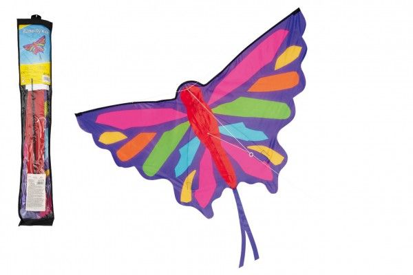 Barevný létající motýl - 130 x 74 cm