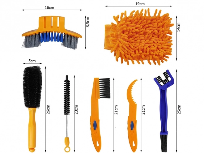 Sada na čištění a údržbu kol 7v1