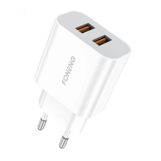 Rychlonabíječka Foneng 2x USB EU45 + kabel USB Lightning