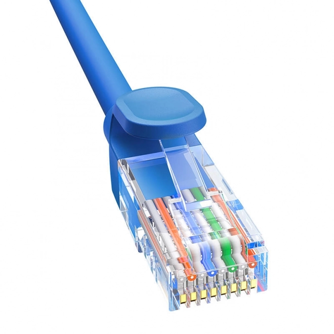 Kulatý kabel Baseus Ethernet RJ45, Cat.6, 2 m (modrý)