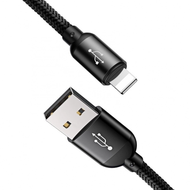 Baseus Rapid USB Cable 3in1 Type C / Lightning / Micro 3A 1,2M - Black