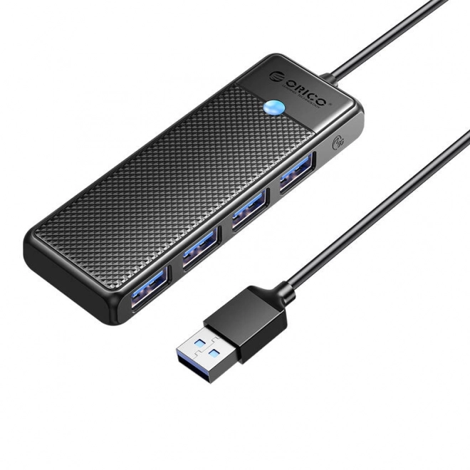 Orico USB adaptér hub 4x USB 3.0 černý