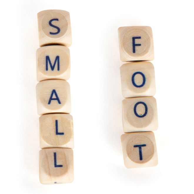 Dřevěná hra Small Foot - Tvoření s písmenky