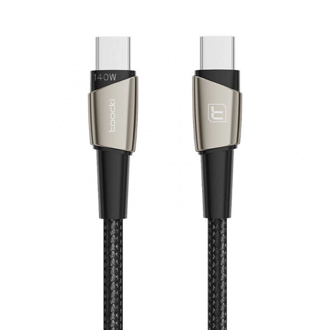 Kabel USB-C na USB-C Toocki TXCTT14- LG01-W2, 2m, 140W (perleťový nikl)