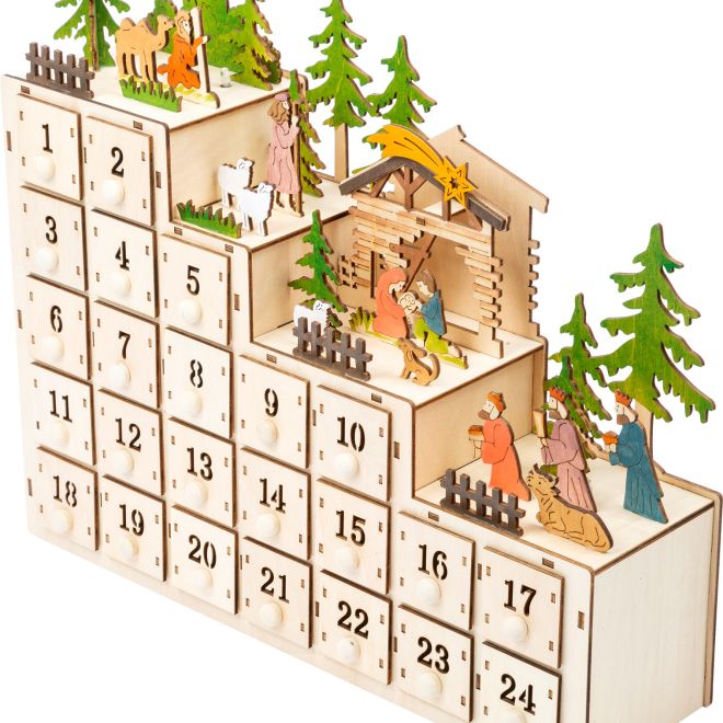 Adventní kalendář Small Foot Betlém