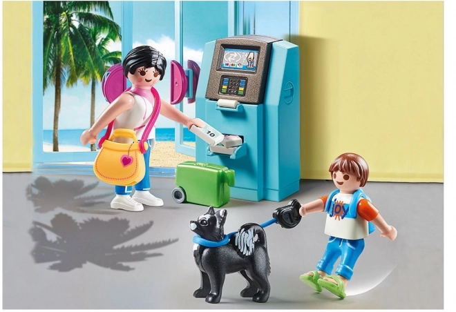 Playmobil Turisti s bankomatem