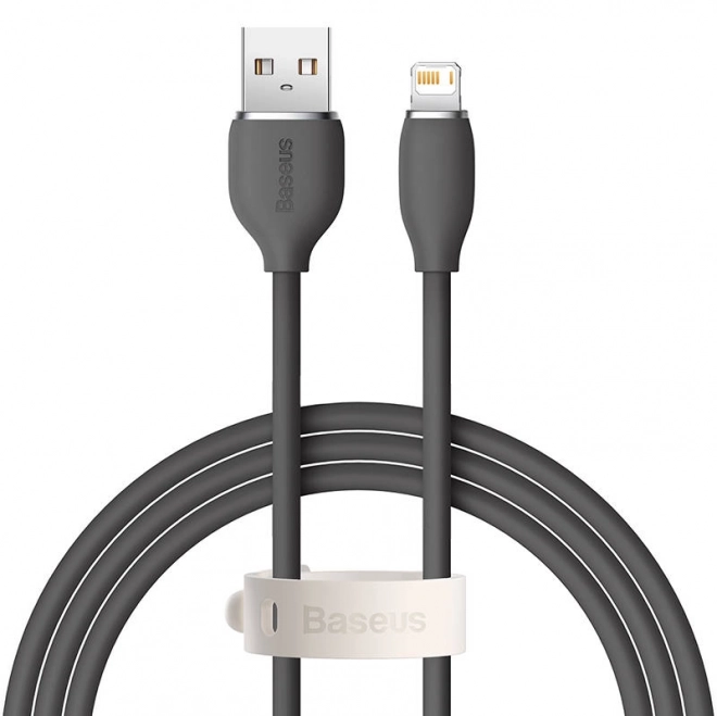 Baseus Jelly kabel USB na Lightning, 2,4A, 1,2 m (černý)