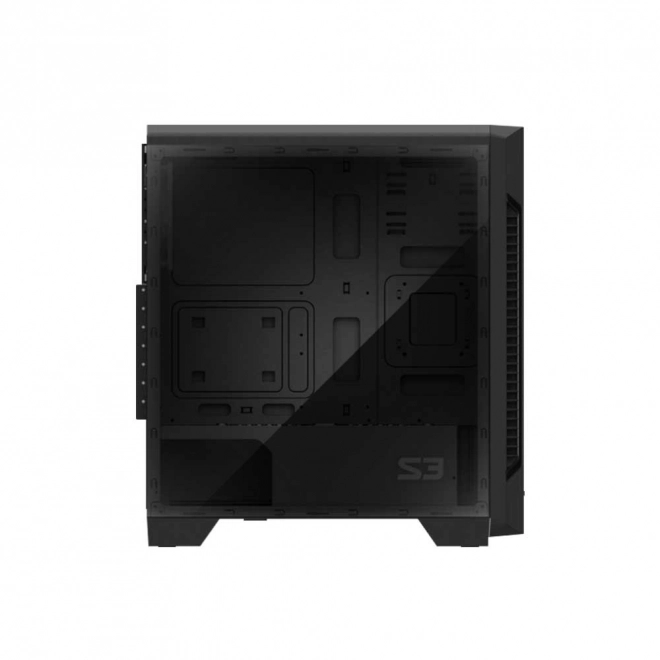 S3 ATX Mid Tower PC Case 120mm ventilátor