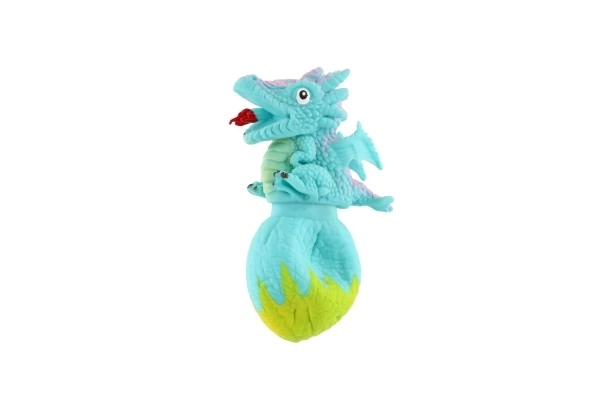 Dinosaurus/vejce obracecí silikon 15cm možnost 4 druhů