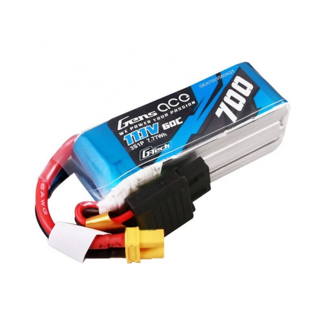 Gens ace G-Tech 700mAh 11,1V 60C 3S1P Lipo Battery Pack