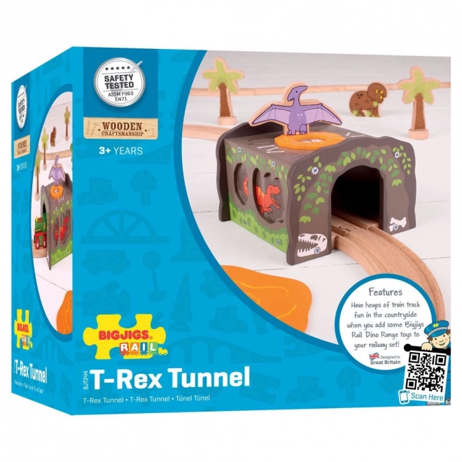 Bigjigs Rail Dinosauří tunel T-Rex