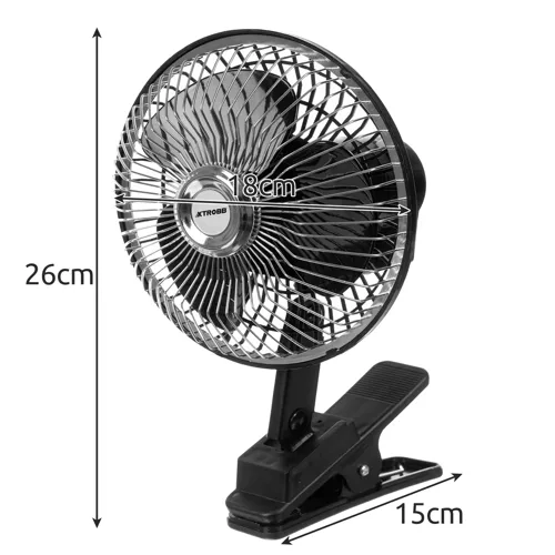 Rotační ventilátor s klipem Xtrobb 23194