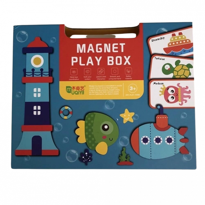 Magnetický hrací box - mořský svět