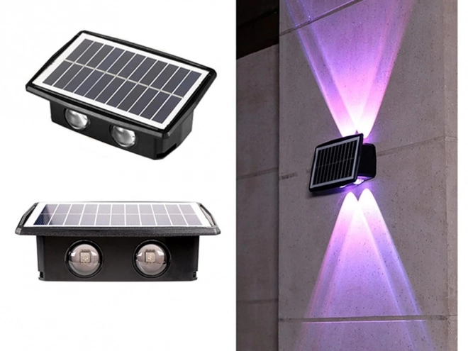 Solární LED fasádní světlo s soumrakovým senzorem