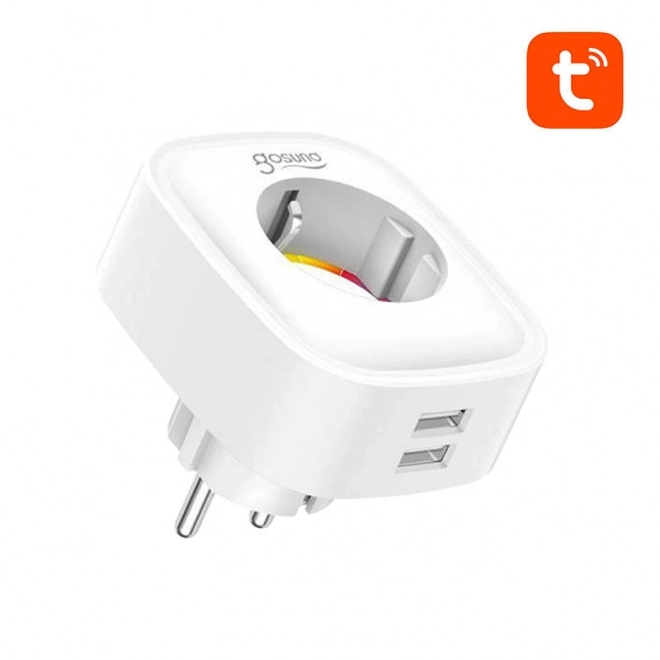 Smart plug WiFi Gosund SP112 2xUSB, 16A, Tuya