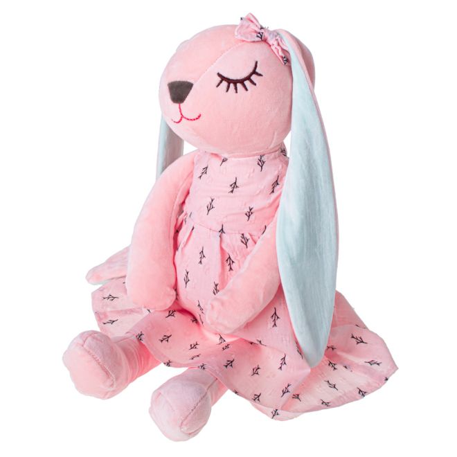 Plyšový maskot králík růžový 52cm