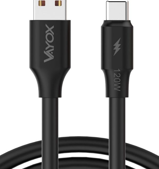 Kabel USB-USB-C se dvěma konci 120W 3A 1m černý
