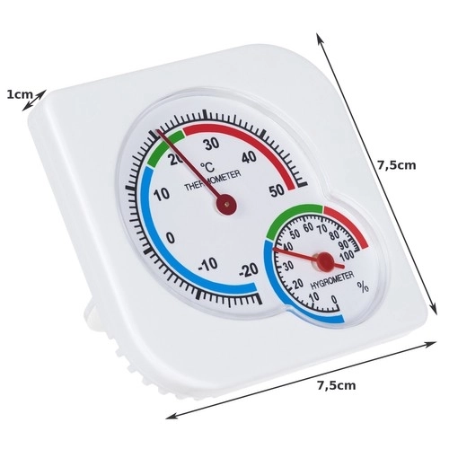 Analogový teploměr s vlhkoměrem
