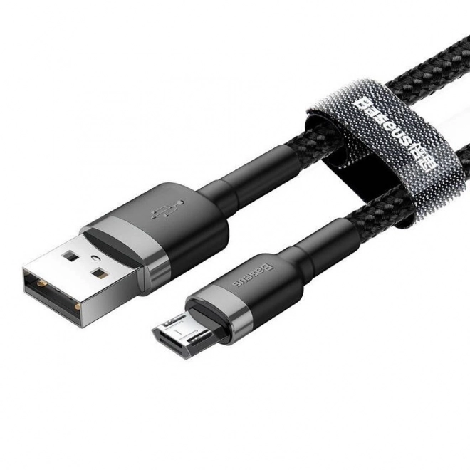 Kabel Baseus Cafule Micro USB 1,5A 2m (šedo-černý)