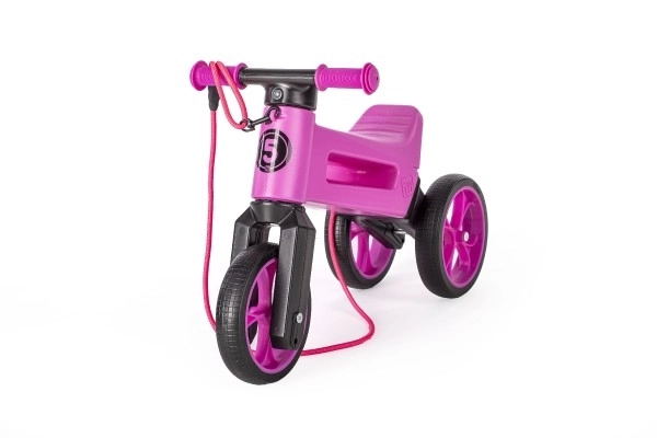 Dětské odrážedlo Funny Wheels Rider SuperSport 2v1 v krabici – Fialové