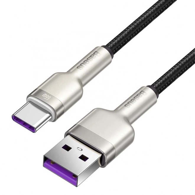 Kabel USB pro USB-C Baseus Cafule, 66 W, 2 m (černý)